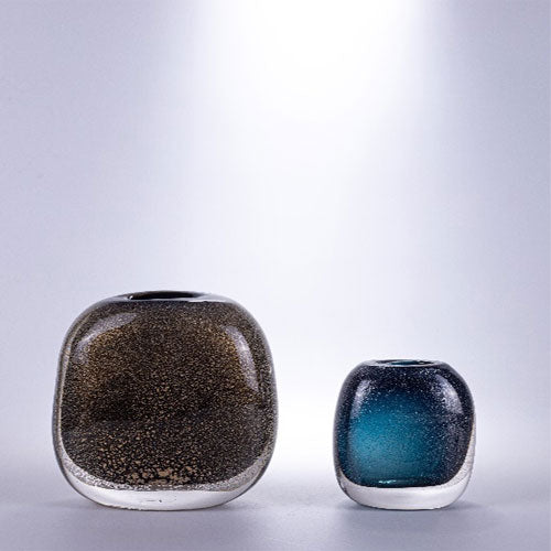 Glowing Glass Vases Cylinder Flower Vase Set of 4/8