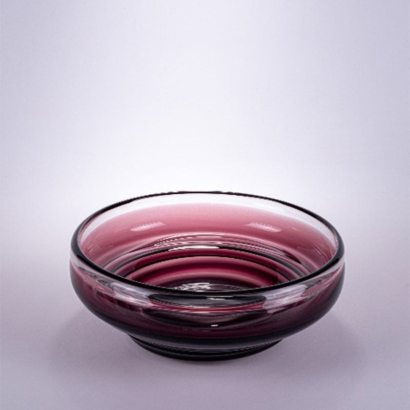 Purple Glass Tray Pack of 4 PCS