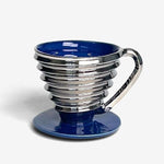 Coffee Cup Filter Bowl Sharing Pot Coffee Equipment -Blue